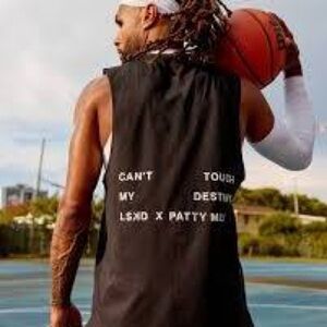 LSKD Patty Mills Perform VapourFLX Muscle tank Black size small NWT